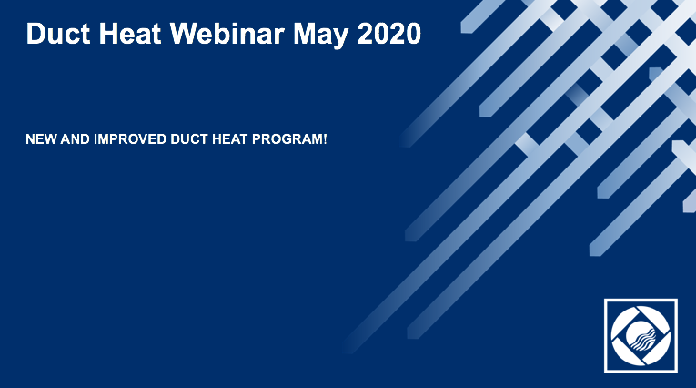 QMark Duct Heat Product & Configurator Training Deck_May 2020 Webinar