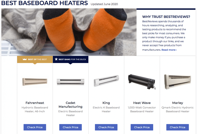 collection of top-rated baseboard heaters showcasing their sleek designs and efficient heating capabilities